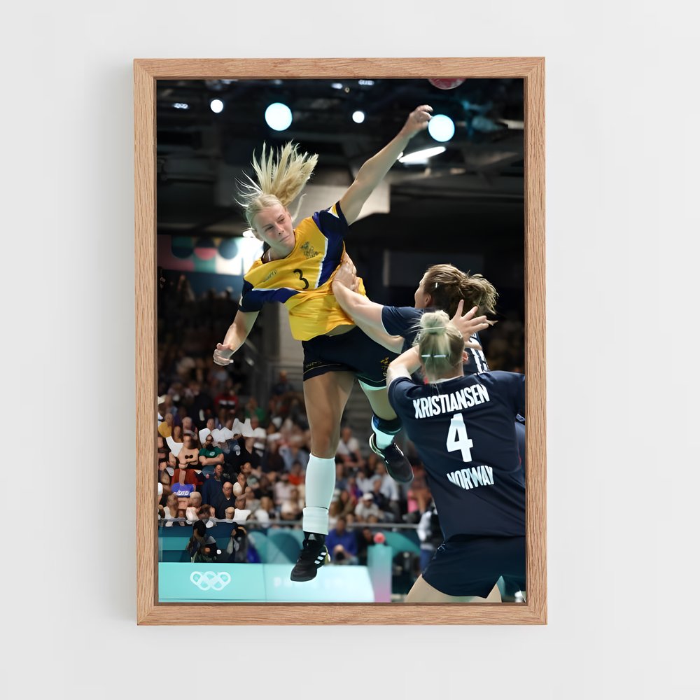 Poster L'Art du Blocage – affiche Handball (vue 4)